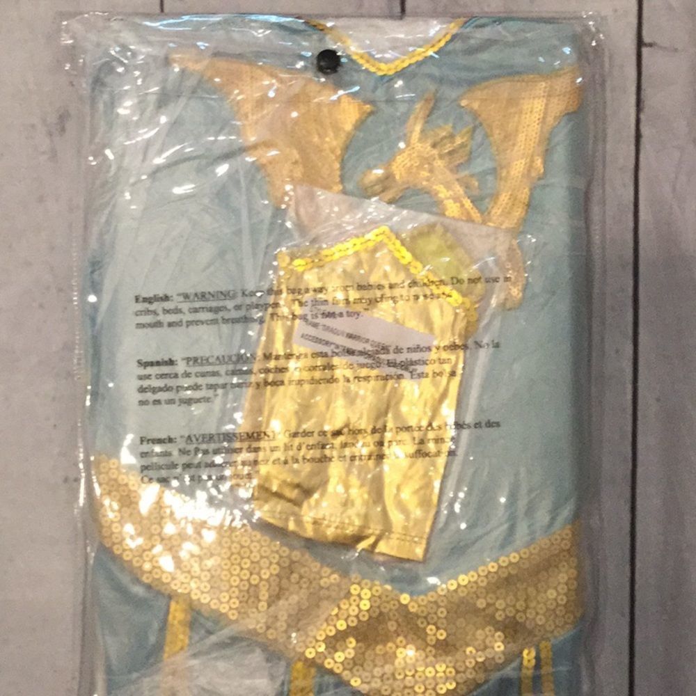 NWT, Dreamgirl “Dragon Warrior King” Costume - 90 - 120 lbs - Picture 6 of 6